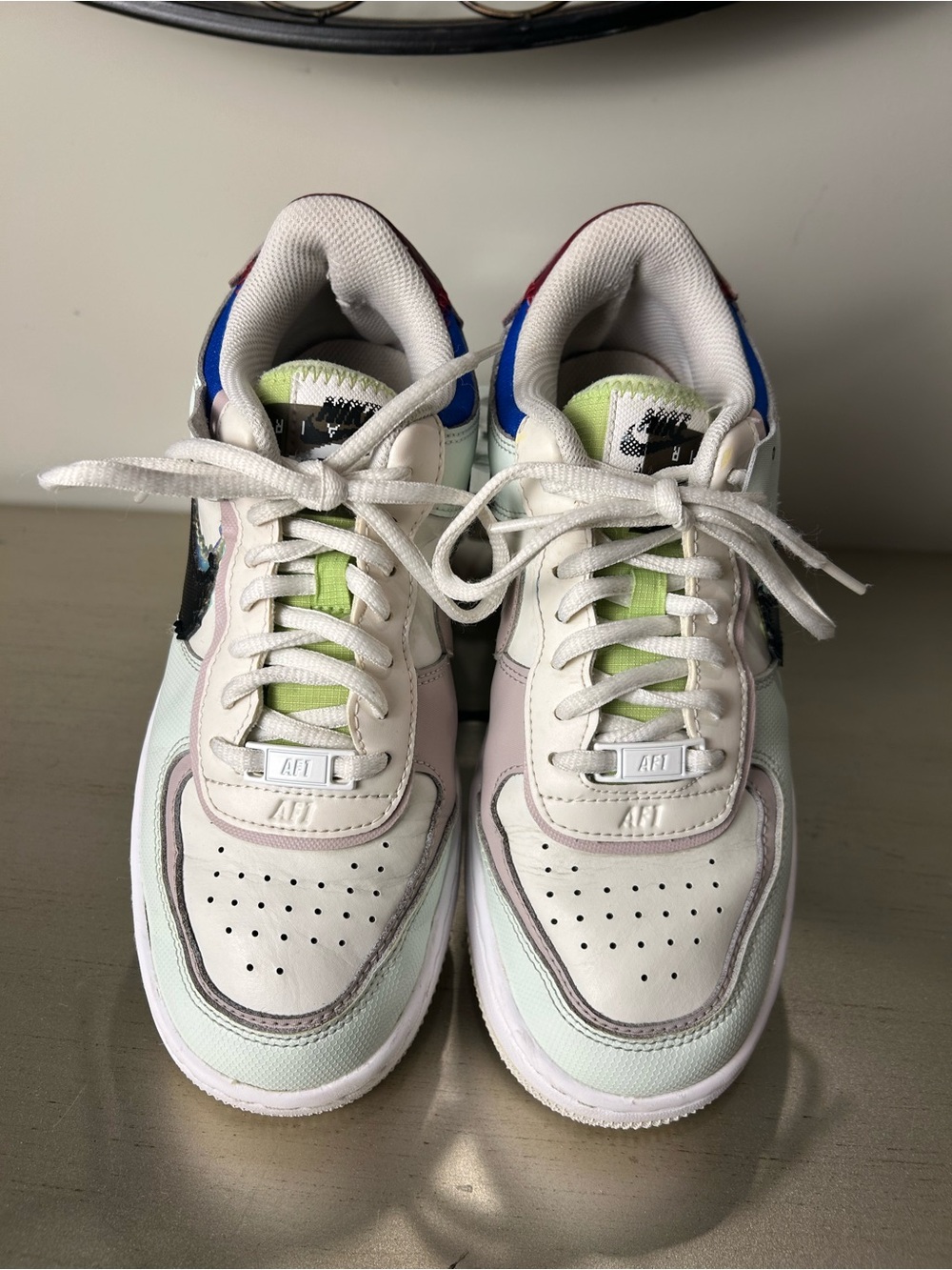 Nike Women's Multicolor Leather Low-Top Sneakers
